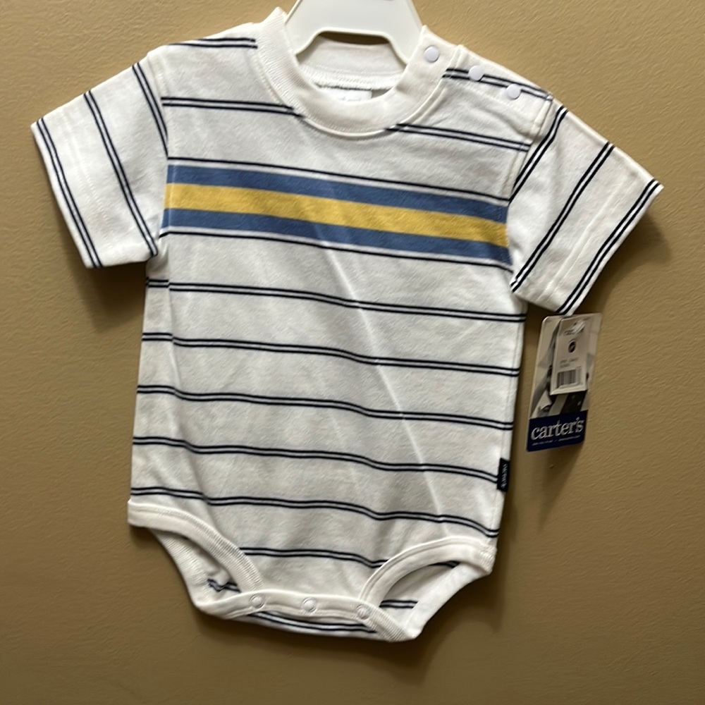 ❗️BRAND NEW❗️ Carter's Baby Toddler Onepiece Onesie Stripes Size 3-6M